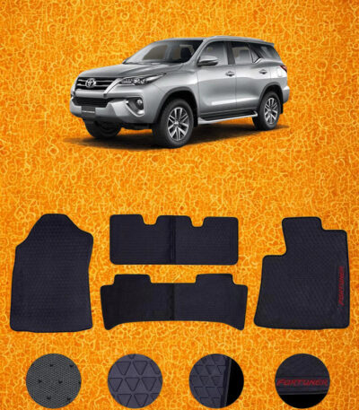TOYOTA FORTUNER 2014-2021 LATEX PVC CAR FLOOR MAT