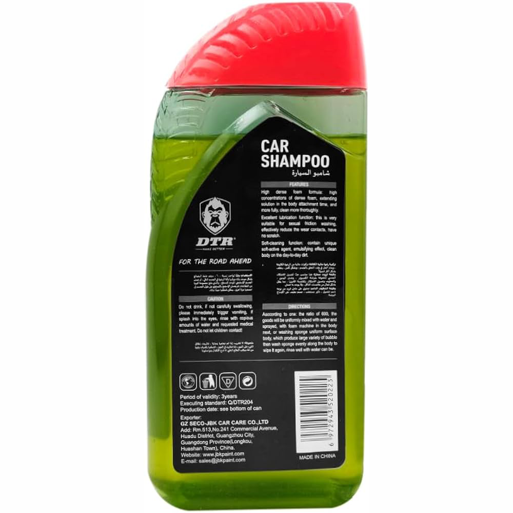 66 DTR CAR WASH & WAX 1 LITER GREEN DTR CAR WASH and WAX GREEN - Image 1