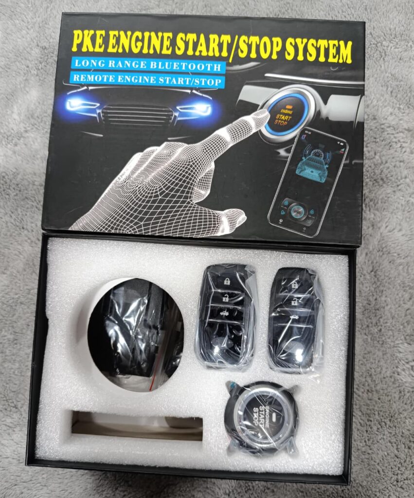 Car Keyless Entry One Push Start Button Remote Engine Start