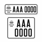 Punjab Bike Number Plate